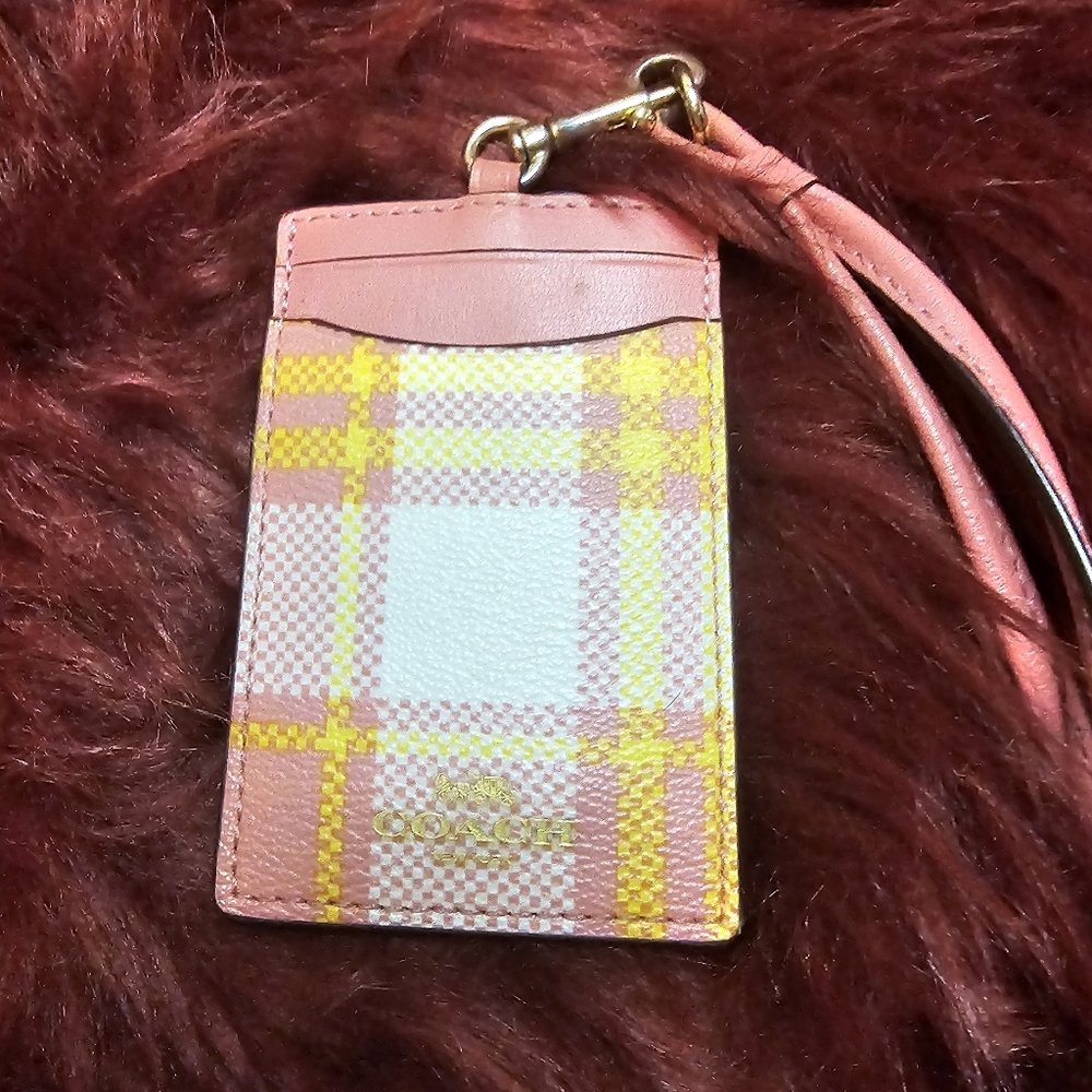 Coach luggage tag